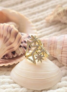 🍒NEW🍒Gold Starburst Ring